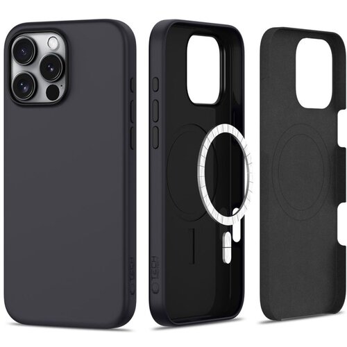 TECH-PROTECT SILIKONSKI OVITEK ZA MAGSAFE ZA IPHONE 16 PRO MAT ČRN, (21972540) Cene