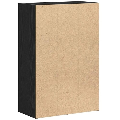  Ormar za knjige/Pregrada za sobu crni hrast 60 5 x 30 x 90 cm inženjerski drvo - Crni hrast Slike