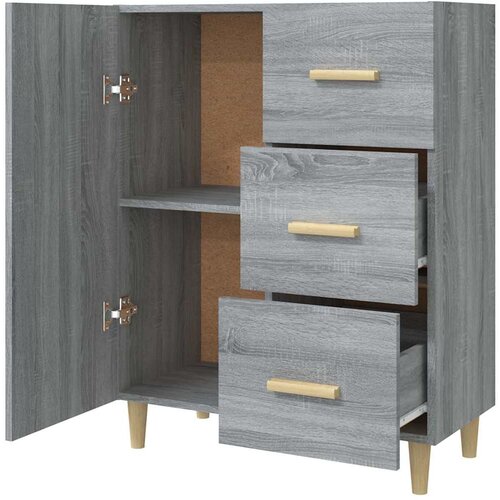  Komoda boja hrasta sonome 69,5 x 34 x 90 cm konstruirano drvo Slike