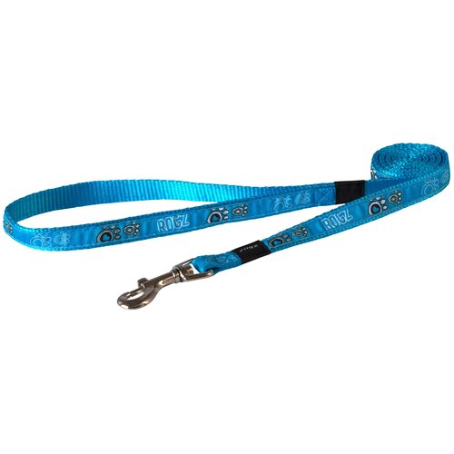 Rogz fancy dress dugi povodac za pse, 1,8 m m — 16 mm / 1.8 m tirkizne šapice Cene