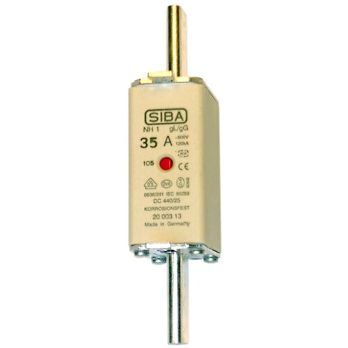 Siba NH varovalka 63A NH1/0 gG 500V 2000313.63, (21223810) Cene
