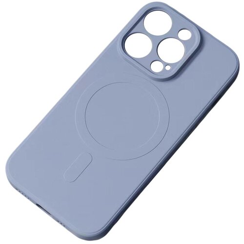 HURTEL Silikonski ovitek z MagSafe za iPhone 15 Pro Max Silicone Case, siv, (21521855) Slike