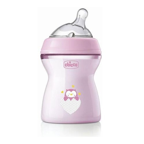Chicco nf plastična fla&amp;scaron;ica,250ml,silikon,2m+,dev. ( A075874 ) Slike