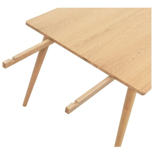 Unique Furniture Pro&amp;scaron;iriv blagovaonski stol s pločom stola u dekoru hrasta u prirodnoj boji 190x90 cm Barrali &amp;ndash; Slike