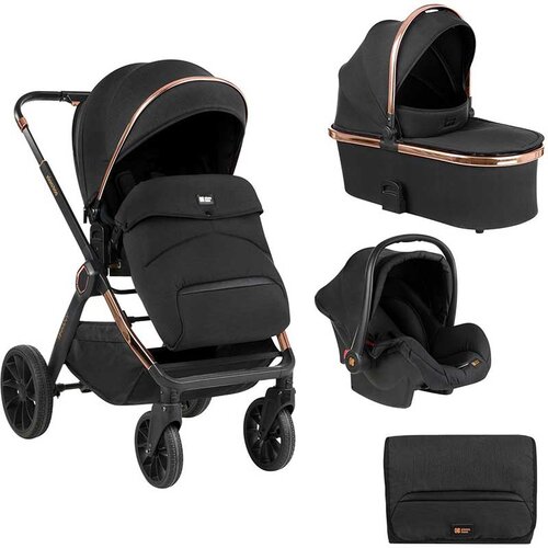 Kikka Boo kolica za bebe tiffany 3in1 set KKB10193 crna Cene