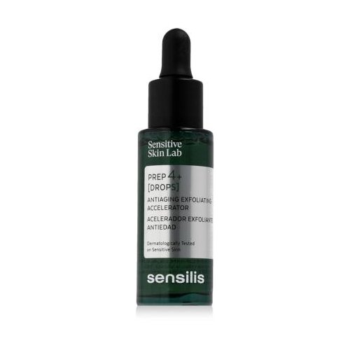 Sensilis Prep 4+ Drops Antiaging Exfoliating Accelerator serum za obraz za vse tipe kože 30 ml unisex Slike