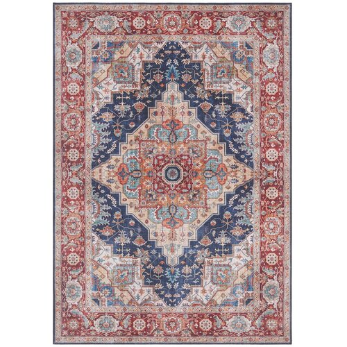 Nouristan Temno modro-rdeča preproga Sylla, 200 x 290 cm Slike