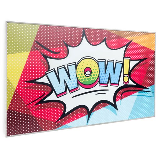 Klarstein Wonderwall Air Art 60, infracrveni grijač, 101 x 60 cm, 600W, zidna instalacija, daljinski upravljač Slike