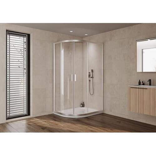 Kolpa San polkrožna tu&scaron; kabina Venus R 120X90-UNI S/1 R550, srebrna, 660550 Cene