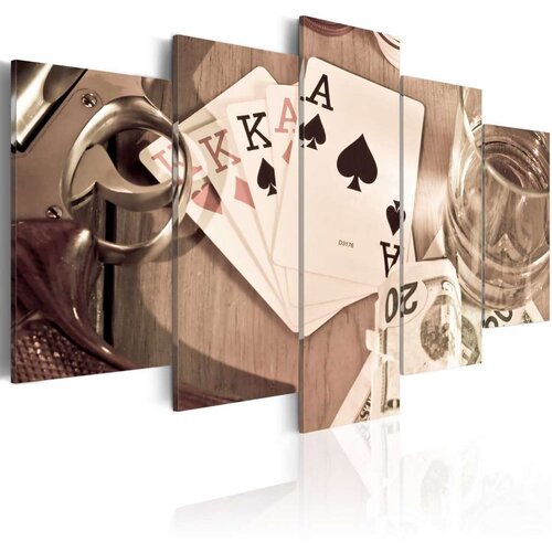  Slika - Poker night - sepia 200x100 Slike