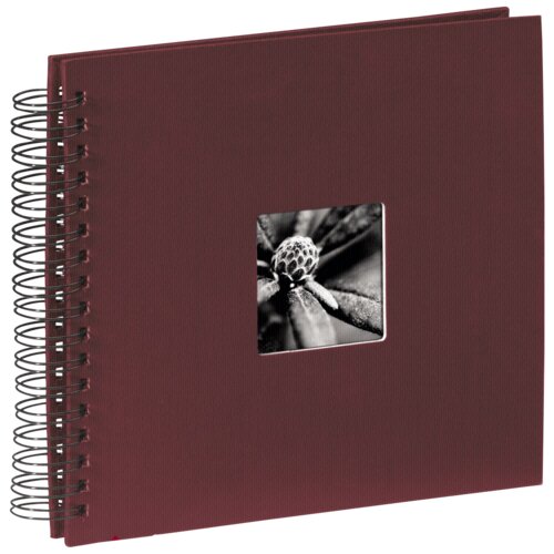 Hama fine art spiral bordeaux 28x24 50 black pages 90149 Slike