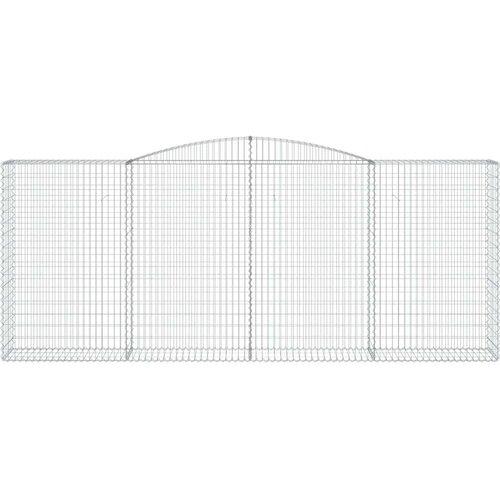  Lučne gabionske ko&amp;scaron;are 5 kom 400x50x160/180cm pocinčano željezo Slike