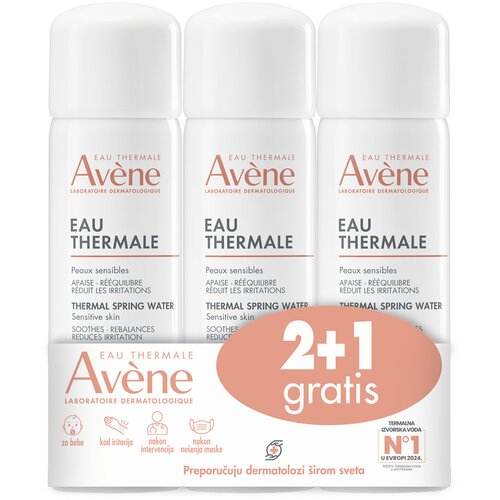 Avene termalna voda 50ml trio 2+1 gratis Cene
