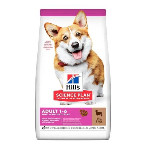 Hill&amp;#039;s Science Plan Suva hrana za pse Dog Small &amp;amp; Mini Adult, Jagnjetina i pirinač, 1.5kg Slike