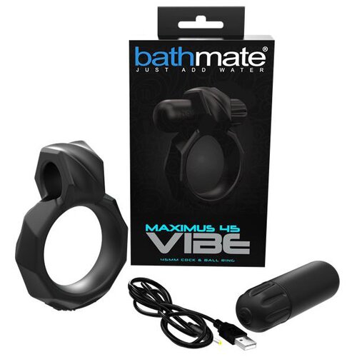 Bathmate Vibrating Ring Maximus 45 Vibe Black Cene
