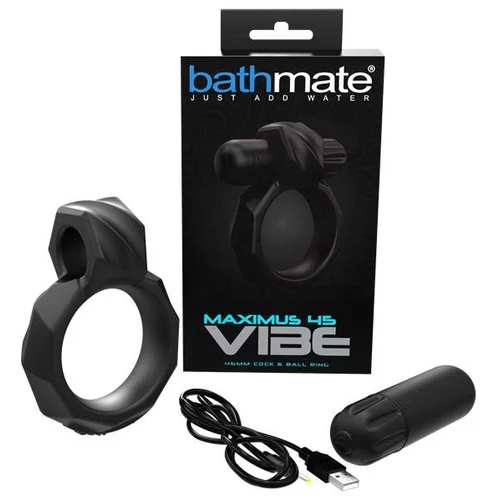 Bathmate Vibrating Ring Maximus 45 Vibe Black