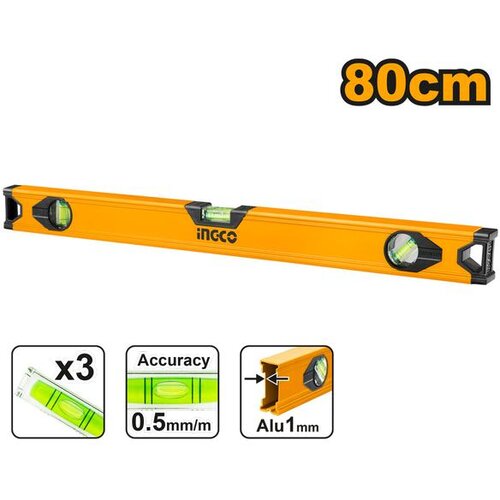  VASER VAGA ALUMIN.80CM HSL18080 INGCO 000086787 Slike