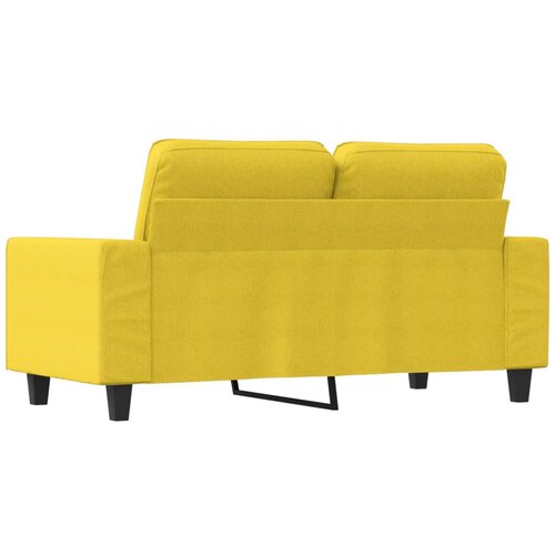  Dvosjed od tkanine svjetložuti 120 cm Žuta Slike