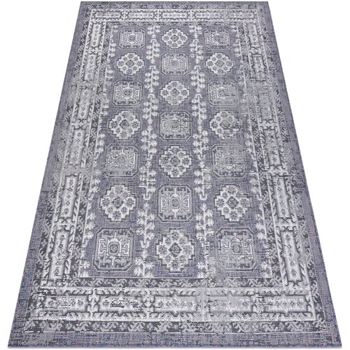 RugsX Preproge Preproga v videzu sisala SION Okvir, ornament, 80x150 cm Modra Cene