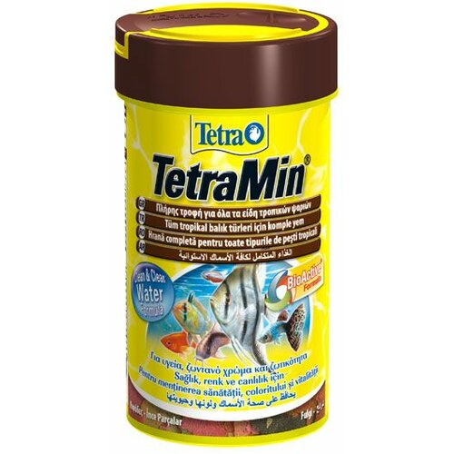 Tetra min 100 ml, hrana za ribice Slike