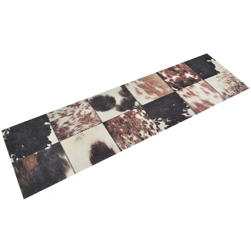 Kuhinjski tepih perivi životinjska koža 45 x 150 cm baršunasti