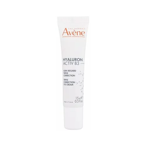 Avene Hyaluron Activ B3 Triple Correction Eye Cream krema protiv bora za područje oko očiju 15 ml za žene