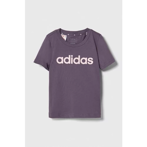 Adidas Dječja pamučna majica kratkih rukava boja: siva
