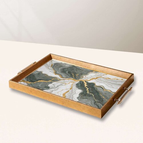 Aberto Design poslužavnik TPEA10014 50 x 29 x 3,5 cm, &scaron;areni Cijene