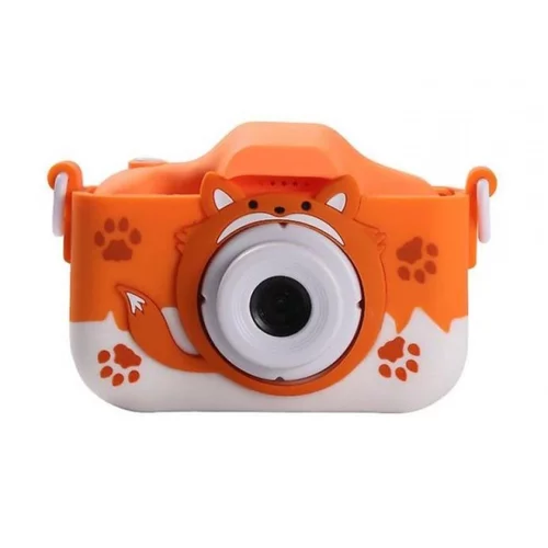  12Mpx dječji fotoaparat LCD SD narančasta lisica + torbica i remen