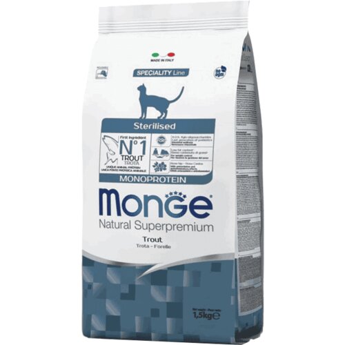 Monge Hrana za mačiće Natural Monoprotein Kitten, Pastrmka Slike