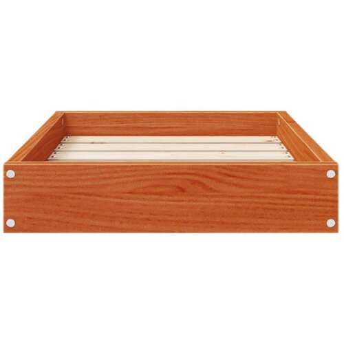  Krevet za psa Vosak smeđa 51 5 x 44 x 9 cm Čvrsto borovo drvo Slike