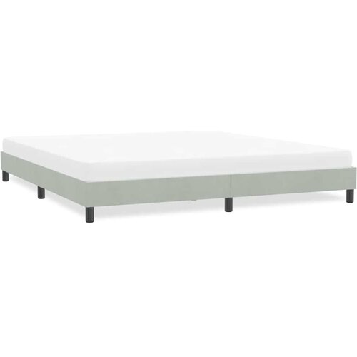  Okvir kreveta bez madraca svijetlo sivi 180x210 cm bar&scaron;un Cijene