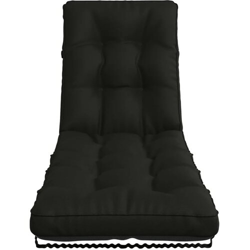  Jastučić za ležaljku VIANEN 100% poliester Crna 200 x 55 x 8 cm - Crna 200 x 55 x 8 cm Slike