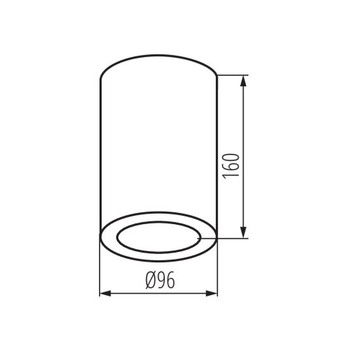 Kanlux 36644 - Kupatilsko spot svetlo AQILO 1xE27/20W/230V IP65 belo Slike