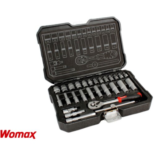 WoMax Germany Ključ nasadni sa račnom 1/4" set 28 kom Cene
