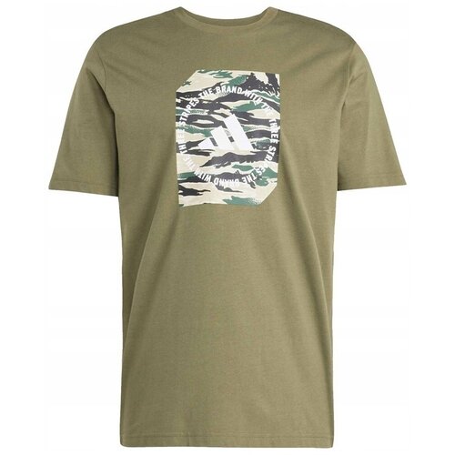 Adidas Mu&scaron;ka majica m c camo box t M, Maslinasta Cene