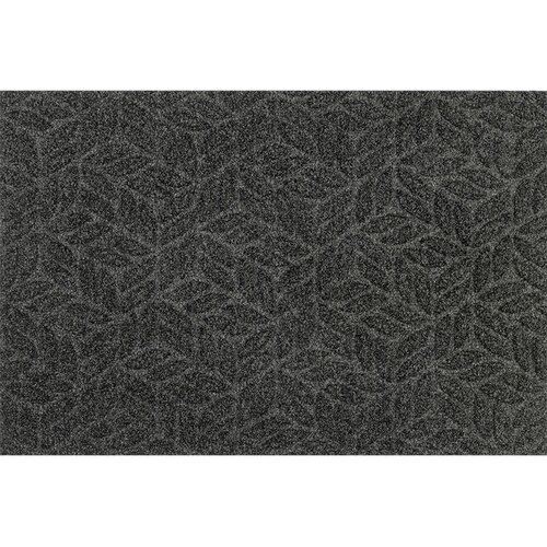 wash+dry PREDPRAŽNIK Dune Leaves dark grey 60/90 cm reliefno temno siva Cene