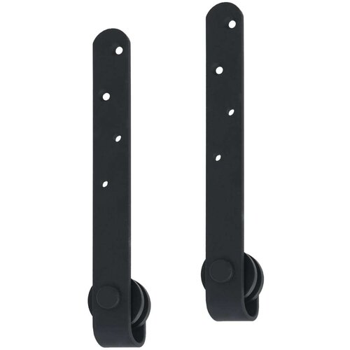 VidaXL Mini pribor za klizna vrata ormarića od ugljičnog čelika 122 cm Slike