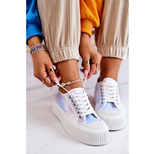 Kesi Low Sneakers On Platform Blue-pink Mischa Cijene