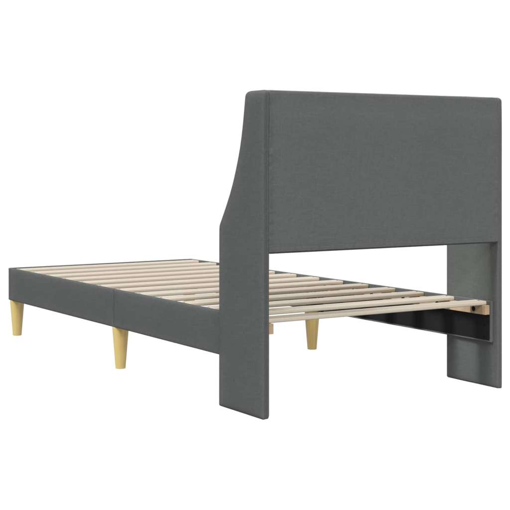  Okvir za krevet Tamno siva 90 x 190 cm Bar&amp;scaron;un - Jjedan Slike