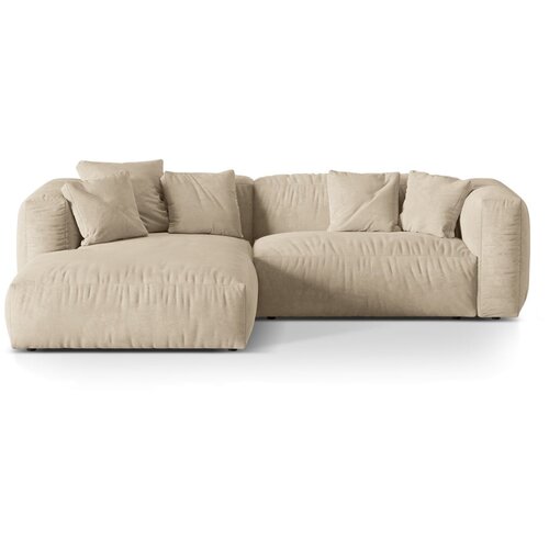Micadoni Bež/krem kutna garnitura od boucl&amp;eacute; tkanine (s lijevim kutom) Martina &amp;ndash; Home Slike