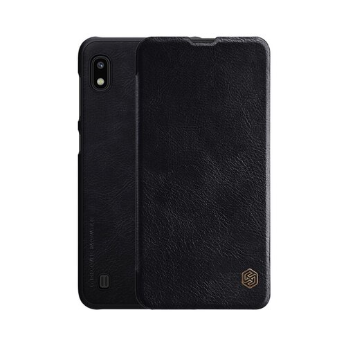 Nillkin QIN usnjen etui za Samsung Galaxy A10, črn Slike