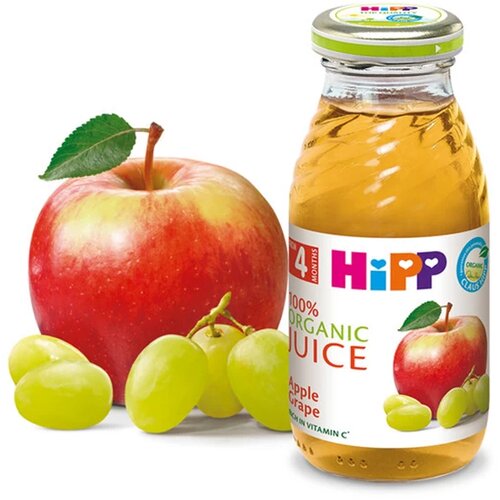 Hipp sokić jabuka i grožđe 200ml, 4m+ 110100398 Cene
