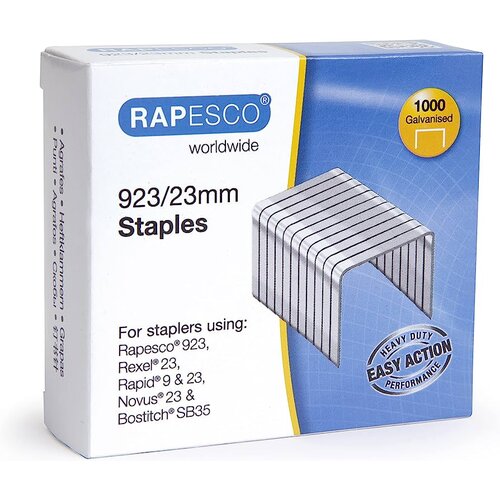 Rapesco Sponke za spenjač Heavy duty 923/23 1000 kos, (20591676) Cene