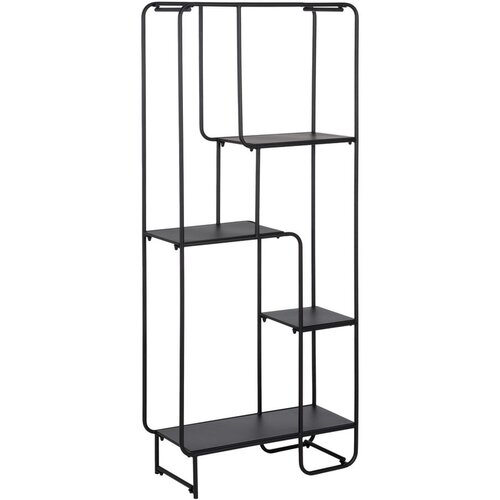 Ixia Črn kovinski regal 76x180 cm Sleco &amp;ndash; Slike