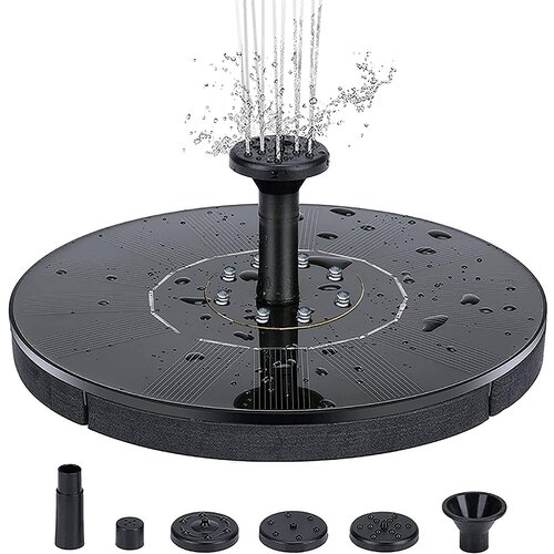 INF Vodna fontana na sončno energijo 18 cm s pisano LED osvetlitvijo, (21297328) Cene