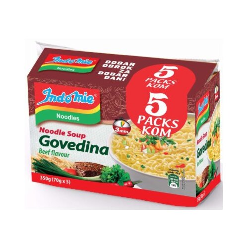 Indomie nudle ukus govedine 350g Cene
