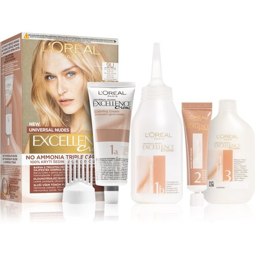 L´Oréal Paris excellence Creme Triple Protection barva za lase za svetle lase za vse vrste las 48 ml odtenek 9U Very Light Blond Cene