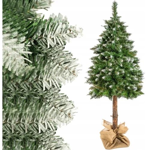 Ruhhy 2v1 božično drevo jelka na deblu 180cm s snegom 000223