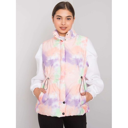 Fashion Hunters Orange and purple waistcoat with loie cuffs Slike